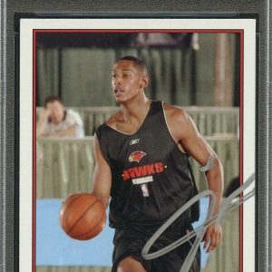 2003 NBA Topps #241 Boris Diaw-Riffiod Signed Card AUTO PSA Slabbed RC