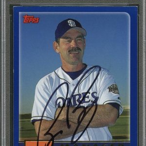 2002 Topps Score #285 Bruce Bochy Signed Card PSA Slabbed Auto Padres