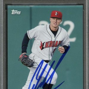 2018 Topps #24 Austin Meadows Signed Card PSA Slabbed Auto