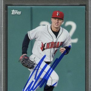 2018 Topps #24 Austin Meadows Signed Card PSA Slabbed Auto Indianapolis Indians