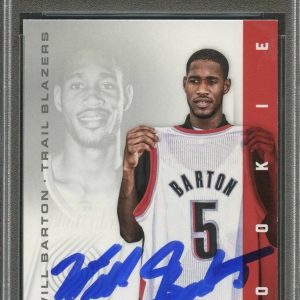 2012 Panini Prestige #240 Will Barton signed Auto Card PSA/DNA Slabbed Trail Bla