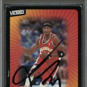 2003 Upper Deck #2 Jason Terry Signed Card AUTO PSA Slabbed Hawks