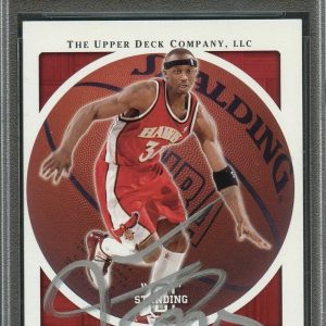 2003 Upper Deck #2 Jason Terry Signed Card AUTO PSA Slabbed Hawks