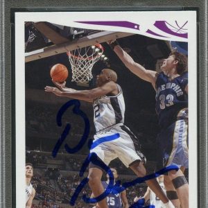 2005 Topps #206 Bruce Bowen Signed Card AUTO PSA Slabbed Spurs