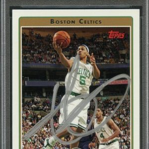 2006 Topps #44 Gerald Green Signed Card AUTO PSA Slabbed Celtics