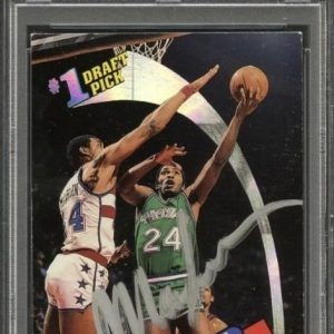 1992-93 Topps Archives #1 Mark Aguirre Signed Card AUTO PSA Slabbed