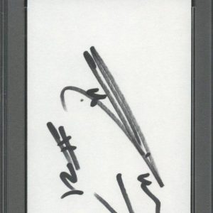 Tim Duncan Signed Cut PSA/DNA Slabbed Autographed