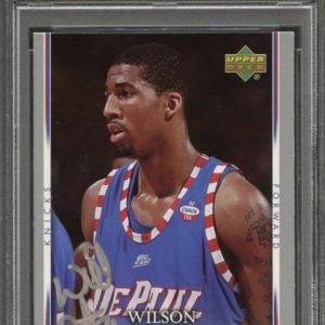 2007-08 Upper Deck First Edition #223 Wilson Chandler Signed Card AUTO PSA Slabb