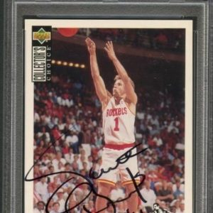 1994-1995 Upper Deck Collector's Choice #265 Scott Brooks Signed Card AUTO PSA S