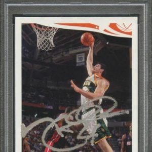 2005-06 Topps NBA #165 Nick Collison Signed Card AUTO PSA Slabbed RC Sonics
