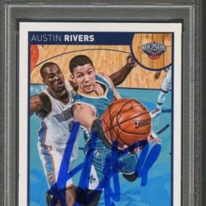 NEW LISTING2013-14 NBA Hoops #158 Austin Rivers Signed Card AUTO Grade 10 PSA Slabbed