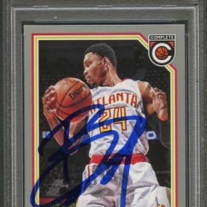 NEW LISTING2016-17 Panini Complete #93 Kent Bazemore Signed Card AUTO Grade 10 PSA Slabbed