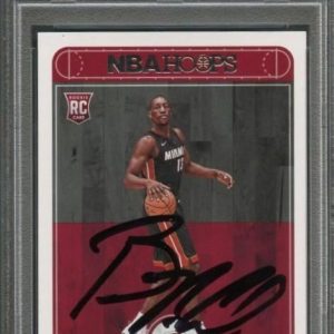 NEW LISTING2017-2018 NBA HOOPS #264 BAM ADEBAYO Signed Card AUTO Grade 10 PSA Slabbed RC He