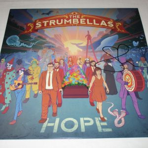 SIMON WARD SIGNED THE STRUMBELLAS HOPE VINYL RECORD