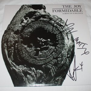 THE JOY FORMIDABLE SIGNED A MINUTE'S SILENCE VINYL RECORD