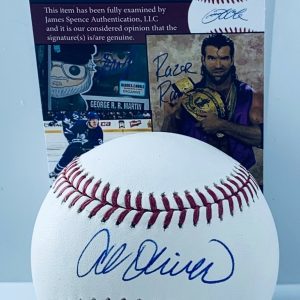 Al Oliver Pittsburgh Pirates signed MLB Baseball Ball autographed JSA