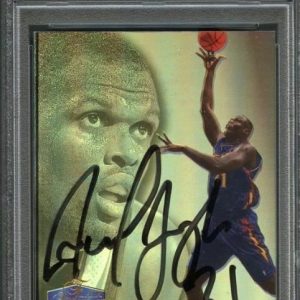 1997-98 Flair Showcase #32 Adonal Foyle Signed Card AUTO PSA Slabbed Warriors