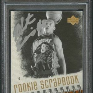 2005-06 Upper Deck Scrapbook #23 MONTA ELLIS Signed Card AUTO PSA Slabbed Warrio