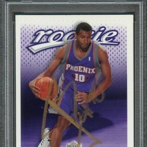2003-04 Upper Deck MVP #228 Leandro Barbosa Signed Card AUTO PSA Slabbed Suns