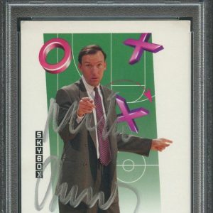 1991-92 SkyBox #390 Mike Dunleavy Signed Card AUTO PSA Slabbed Lakers