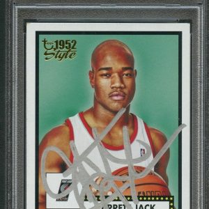 2005-06 Topps 1952 Style #136 Jarrett Jack Signed Card AUTO PSA Slabbed Trail Bl