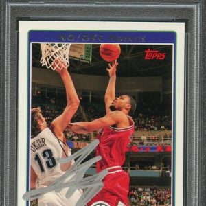 2006-07 Topps Basketball #170 Tyson Chandler Signed Card AUTO PSA Slabbed