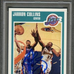 2002-03 Fleer Tradition #165 Jarron Collins Signed Card AUTO PSA Slabbed Jazz