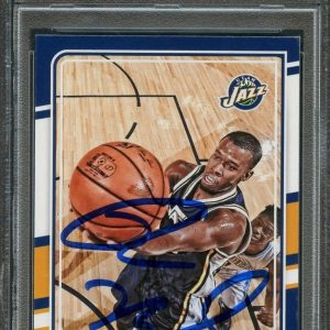 2015-16 Donruss Basketball #181 Rodney Hood Signed AUTO Grade 10 PSA Slabbed Jaz