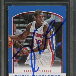 2012-13 Panini Basketball #276 Khris Middleton Signed Card AUTO BAS Beckett Slab