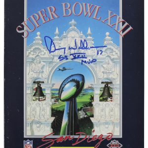 WFT Doug Williams "SB XXII MVP" Authentic Signed SB XXII Program BAS #BA75224
