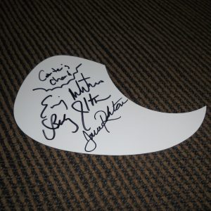 Carters Chord Autographed Signed Country Music Guitar Pickguard PSA Guaranteed