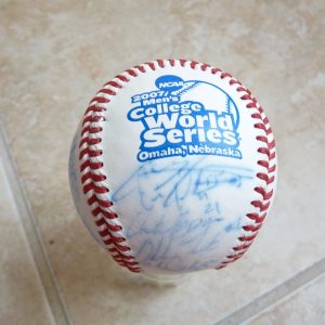 UC Irvine 2007 College World Series Team Signed Autographed Baseball x23