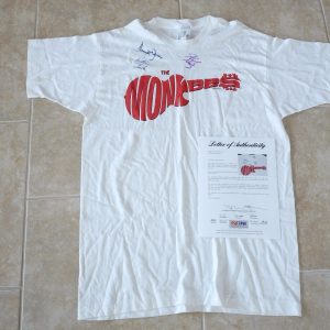 The Monkees Signed Autographed NEW XL T Shirt TORK JONES DOLENZ PSA Certified