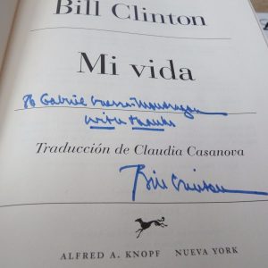 President Bill Clinton My Life SPANISH Signed Autographed Book PSA Certified