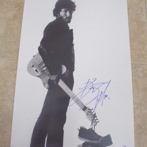Bruce Springsteen MUSEUM PIECE Signed 20x30 Vintage Promo Photo PSA Certified