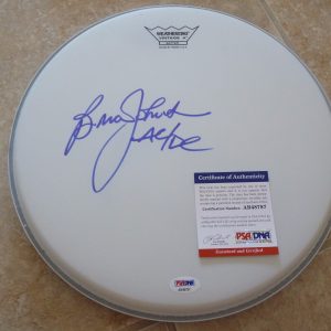 Brian Johnson AC/DC Signed Autographed PSA Certified 10" Remo Drumhead #2