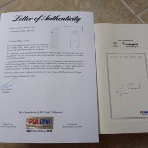 George H Bush Signed Autographed All The Best HB Book PSA Certified