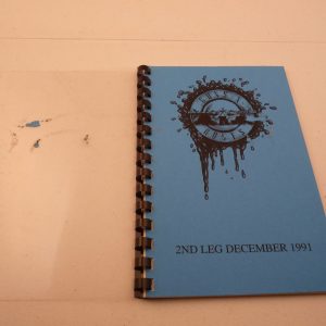 Guns & Roses RARE 1991 Use Your Illusion Concert Tour Itinerary Book 2nd Leg