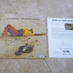 BB King Blues IP Signed Autographed Guess Who Album LP PSA Certified