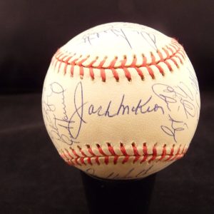 1998 Reds Team Signed Autographed x31 ONL Baseball PSA Guaranteed