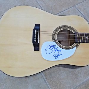 Swon Brothers Signed Autographed Acoustic Guitar PSA BAS Guaranteed