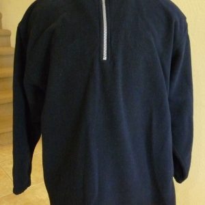 Def Leppard Euphoria 2009 Tour REAL Crew Issued Blue Zip Fleece Pullover Jacket