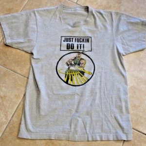 David Lee Roth JUST F***IN DO IT Eat Em & Smile 1986 1987 Tour Shirt RARE RARE