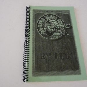 BB King Music Festival 2002 RARE Band Concert Tour Itinerary Book 2nd Leg