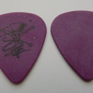 SLASH GUNS & ROSES VELVET REVOLVER ERROR BLANK BACK PURPLE TOUR GUITAR PICK