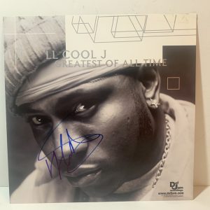 L.L. Cool J Greatest Signed Autographed LP Album Poster Flat Beckett Certified