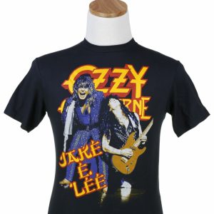 Ozzy Osbourne Jake E Lee 1986 Ultimate Sin Tour Vintage T-Shirt Men M NEW
