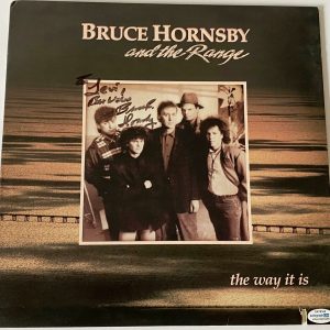 Bruce Hornsby "The Way It Is" AUTOGRAPH Signed Record Album Vinyl LP ACOA