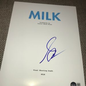 SEAN PENN SIGNED AUTOGRAPH MOVIE SCRIPT MILK FULL SCRIPT OSCARS BECKETT BAS F