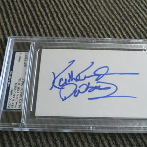 Keith Knudsen Doobie's Signed Autographed Index Card PSA Certified Graded Mint 9